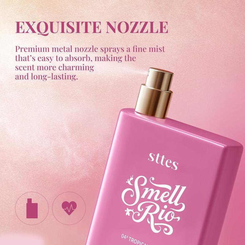 New Sttes Perfume 04# (Original Tropical Juicy) – Eau de Parfum for Women – Richer Scent, Longer Lasting – Guava Nectar, Vanilla, Cotton Candy – Perfumes & Fragrances (100ml / 3.4 fl oz)