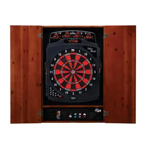 Viper 40-0207 Solar Blast Electronic Dartboard & Metropolitan Cabinet, Cinnamon