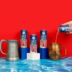 Wild Bill's Rocket Pop Soda Classic Craft Soda Pop Soft Drinks 12 Oz 12 Pack Pure Cane Sugar Caffeine Free No High Fructose Corn Syrup Blue Raspberry Cherry Lime Flavors Beverage Dessert