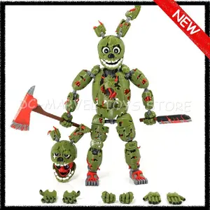 In Stock 3d Printed Five Nights At Freddy'S 3 Springtrap T13 Multi-Jointed Movable Shapeshift Action Figure Toys