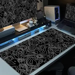 Gradient Color Line Mouse Pad High definition printing Computer Mousepad Office 1000x500mm 900×400mm 800×400mm 600x300mm XXL Pc Game Mousemat Non-slip Rubber Keyboard Deskmat Desk Accessories