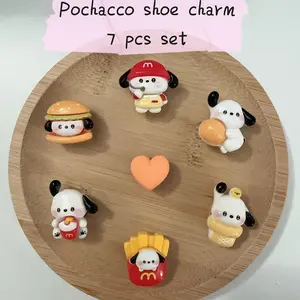 Pochacco shoe charms set of 7
