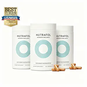 Nutrafol Women's Balance Ages 45 and Up Hair Growth Supplements, Clinically Tested for Thicker Hair and Fuller Scalp Coverage, Dermatologist Recommended - 1 Month Supply
