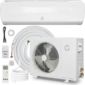 Garvee 18,000 BTU Mini Split AC/Heating System - 19 SEER2 Ultra Efficient Heat Pump with WIFI, 208/230V Wall Mounted Air Conditioner, Cools & Heats Up to 1500 Sq.Ft, Includes Installation Kit