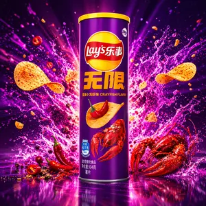 Lays Stax Spicy Crayfish (CHINA)