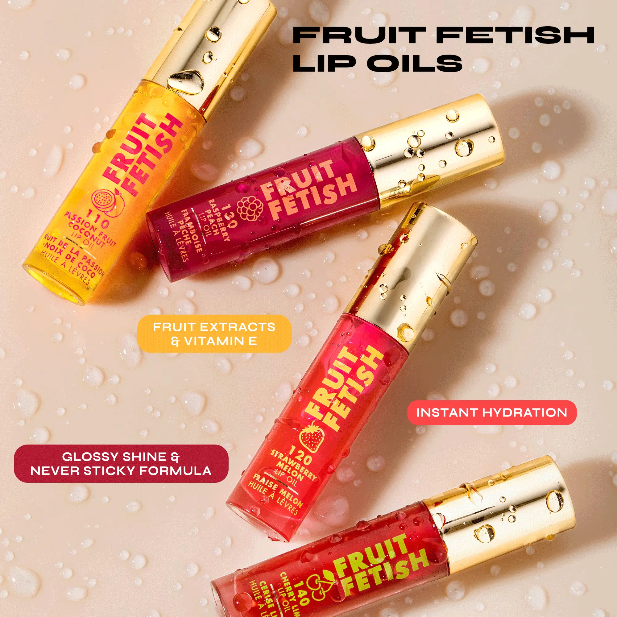 Milani Hydrating Fruit Fetish Lip Oil Bundle High Shine - "The OG" Milani Hydrating Fruit Fetish Lip Oil Bundle High Shine - "The OG"