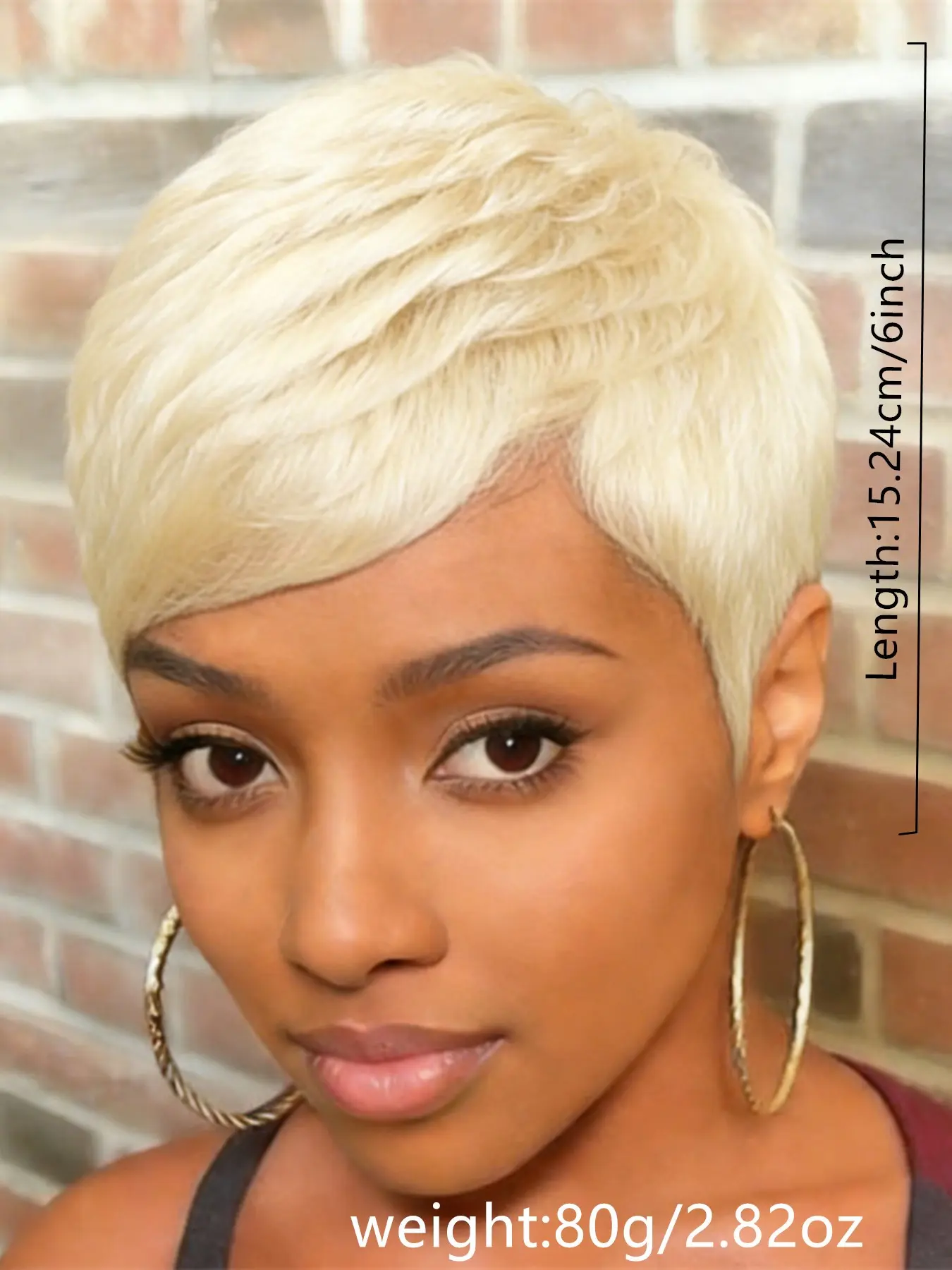 Pixie Wig 150% Density Pixie Cut Human Hair Wigs for Women 