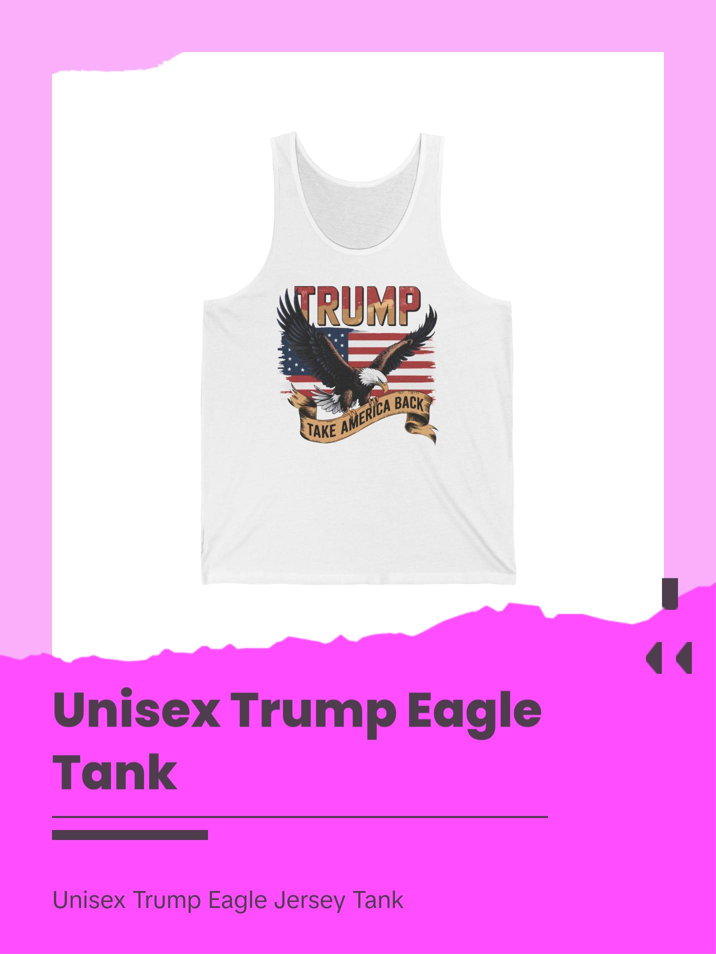 Trump Eagle - Unisex Jersey Tank