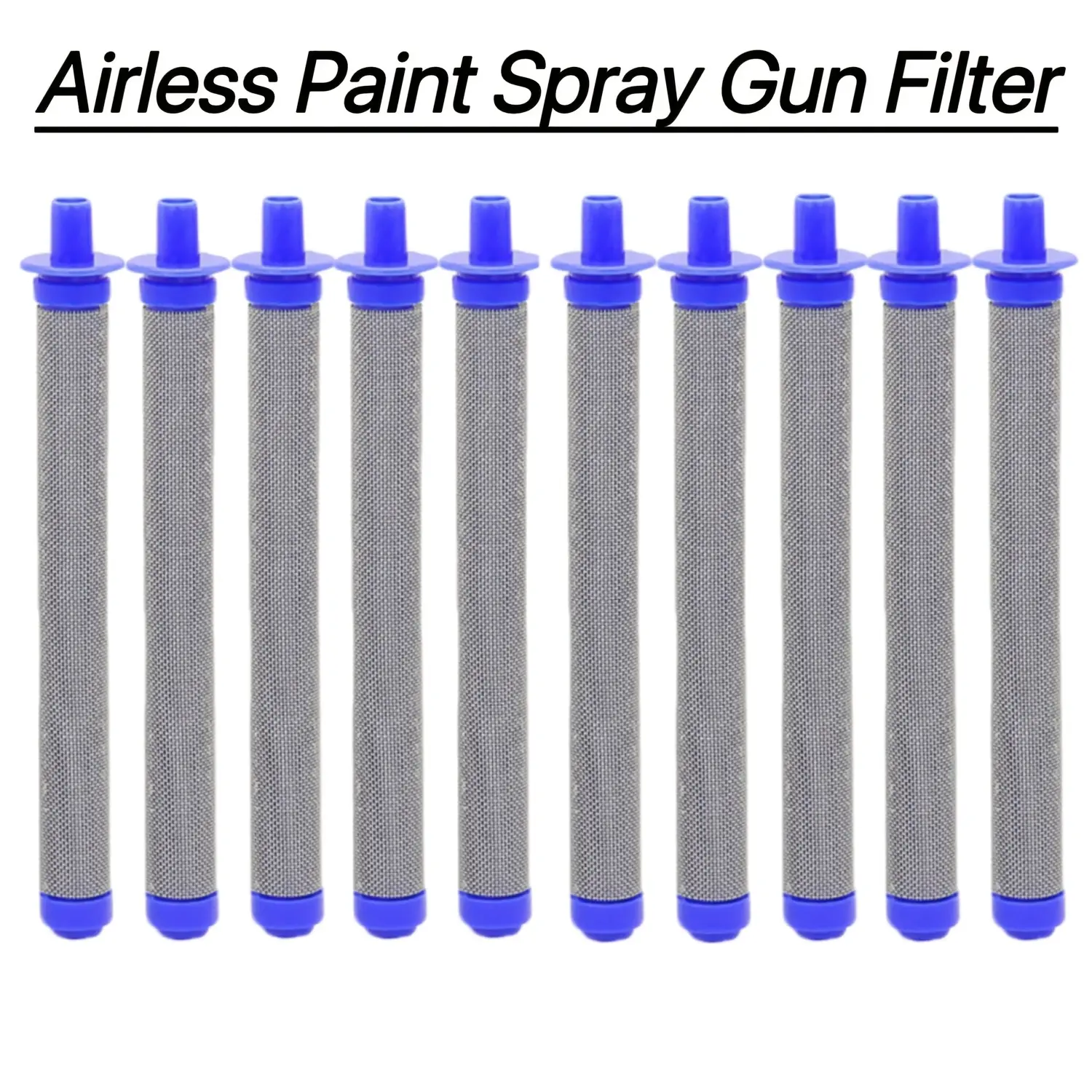 Airless Spray Gun Filter 60 Mesh, Compatible with Sg10, Sg20, Sg Pro, Sg2, Sg3, Pack of 10, Functioning Accurately, Convenient Packaging, High-Performance Effective Filtration Replacement Filters, Pack of Ten