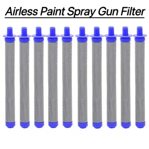 Airless Spray Gun Filter 60 Mesh, Compatible with Sg10, Sg20, Sg Pro, Sg2, Sg3, Compatible Models, Compatibility, Pack of 10, Pack of Ten, Convenient Packaging, High-Performance Effective Filtration Replacement Filters