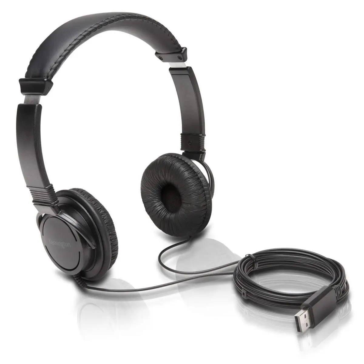 212 MAIN Electronic Over-Ear Headphones with Stereo Audio, Padded Headband and Deep Bass for Active Use, 6 ft USB Cable, Headphones Stereo Bass