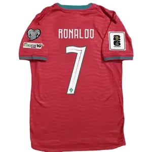 2026 Portugal Home National Team Jersey #7 Ronaldo Red Short-Sleeve T-Shirt: Casual, Athletic, and Everyday Wear Soccer Jersey