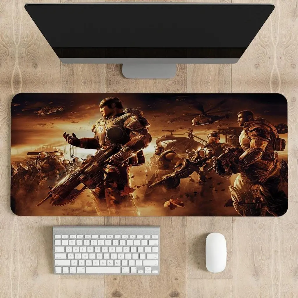 Gears of War Multiples of 5 Designs Desk Mat, Office Accessories, Gaming Room Essential, Desk Decorations, Work Supllies, Gamer Gift, Desk Mat, PC Accessories.