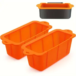 2pc Silicone Grease Cup Liner for Blackstone Grill - Reusable, Drip Pan Design, Easy-to-Clean, Heat-Resistant, Ideal for Griddle Rear Grease Collection, Grill Cleaning Accessory | Modern Kitchen Accessory | Heatresistant Liner