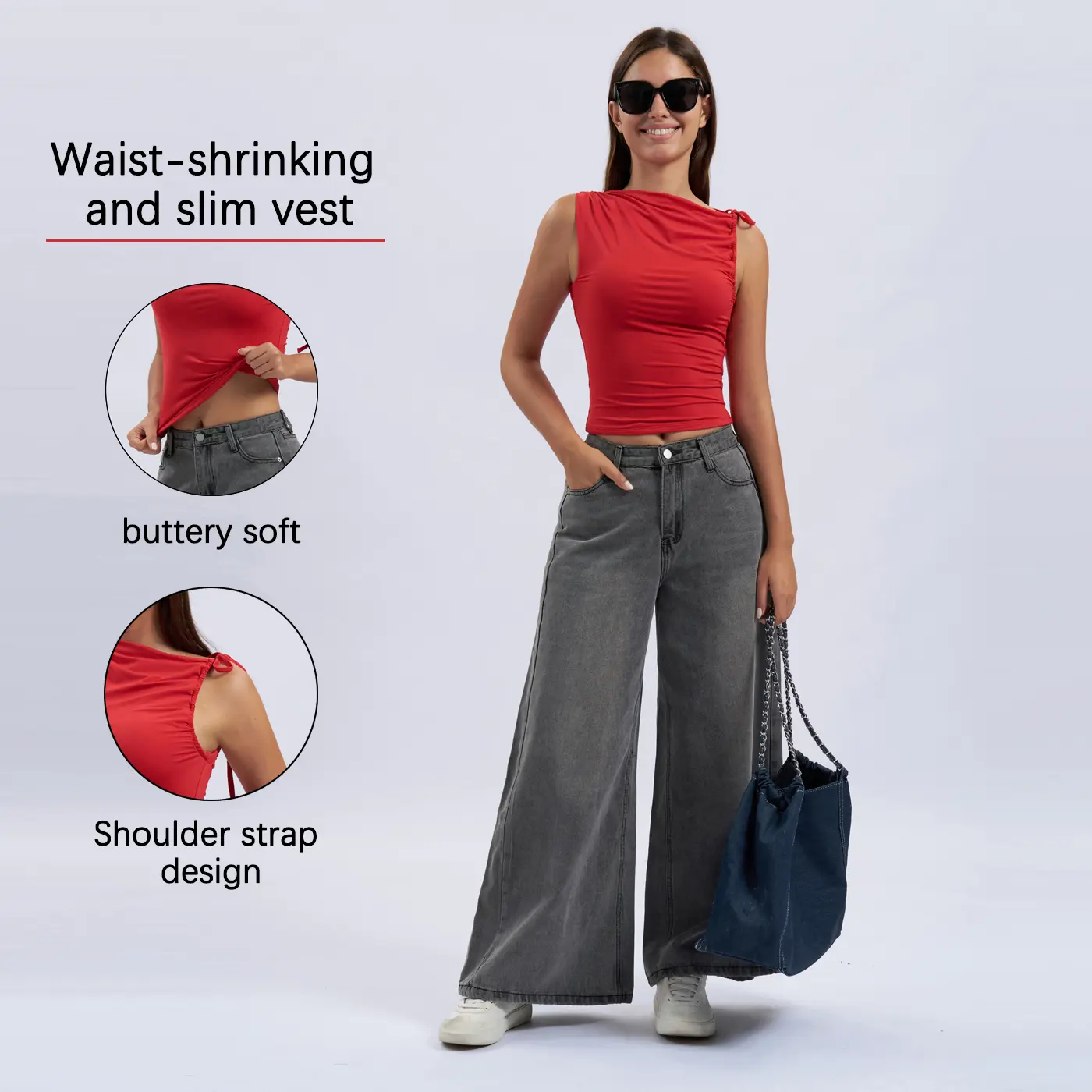 Women's Workout Tops, Casual Halterneck Tank Top in Butter-Soft Fabric, Compression T-Shirt for Gym & Yoga, Streetwear, Minimalist, Essential, Compression Shirt Women, Athleisure Wear, Light, Everyday, Lady, Sleeveless, Basic, Piece, Gym Aesthetic, Womens
