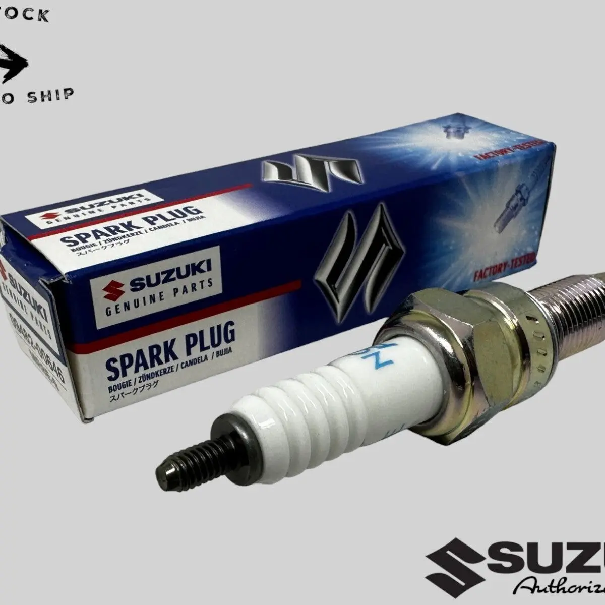 Suzuki Genuine OEM MR8E-9 Spark Plug 09482-00646