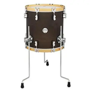 PDP Concept Classic 14x14 Walnut Stain Floor Tom with Natural Stain Wood Hoops (PDCC1414FTWN)