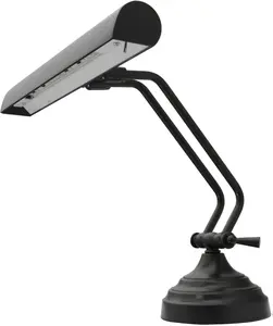 Cocoweb 12 LED Piano Desk Lamp with Dimmer Oil Rubbed Bronze 80% More Efficient Than Traditional 50000 Hour LED Life Adjustable Height Eco Friendly