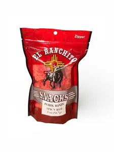 Pork Rinds Spicy Red 2oz (Chicharron)