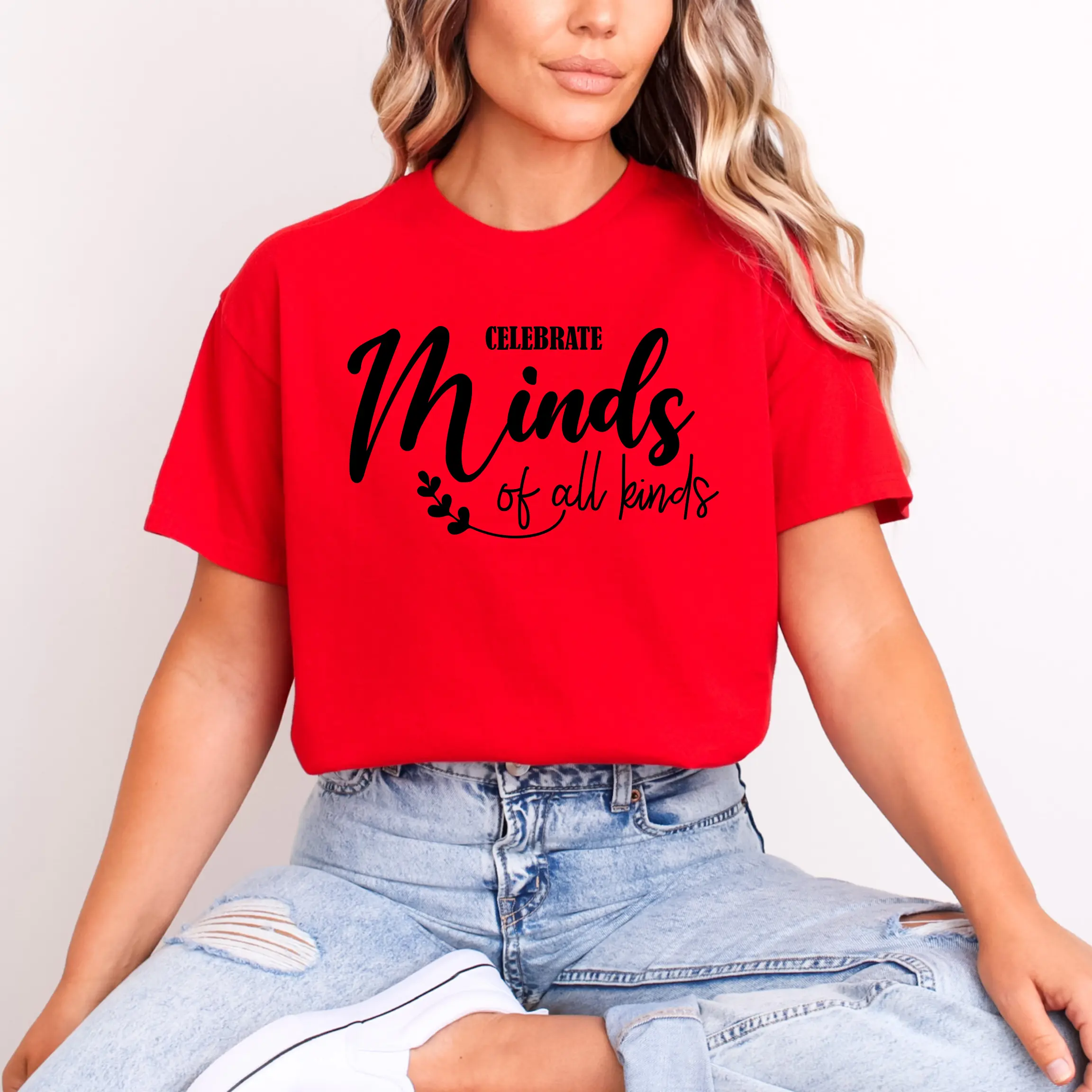 Thompson Counseling "Celebrate Minds of All Kinds" Tee – Bold Script Edition