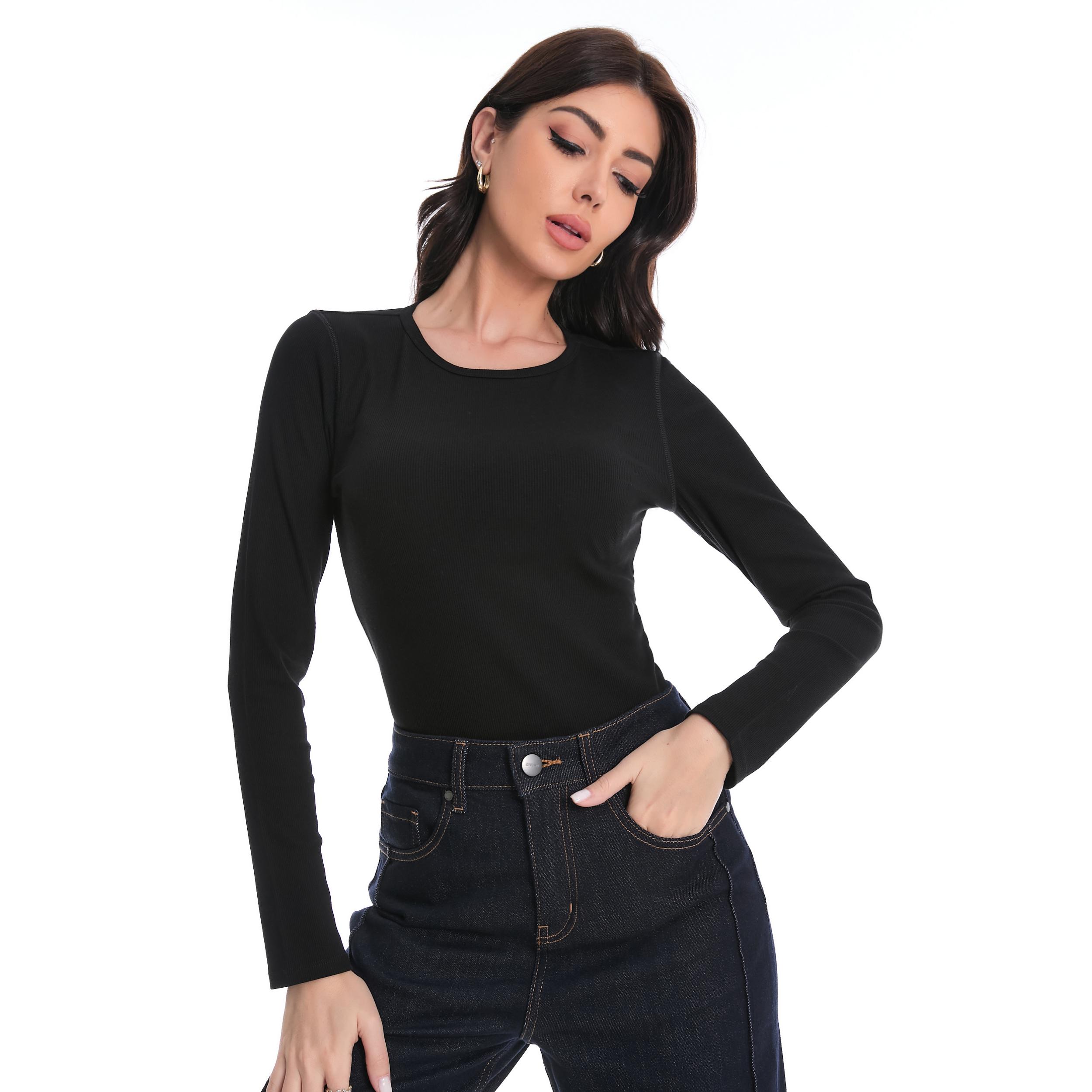 【Clearance Sale】GENUWII Women's Basic Top (1 Piece) – T-Shirt / Long Sleeve / Shirt, Random Style & Color, Soft & Comfortable