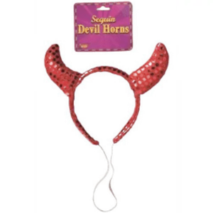 Sequin Devil Horns