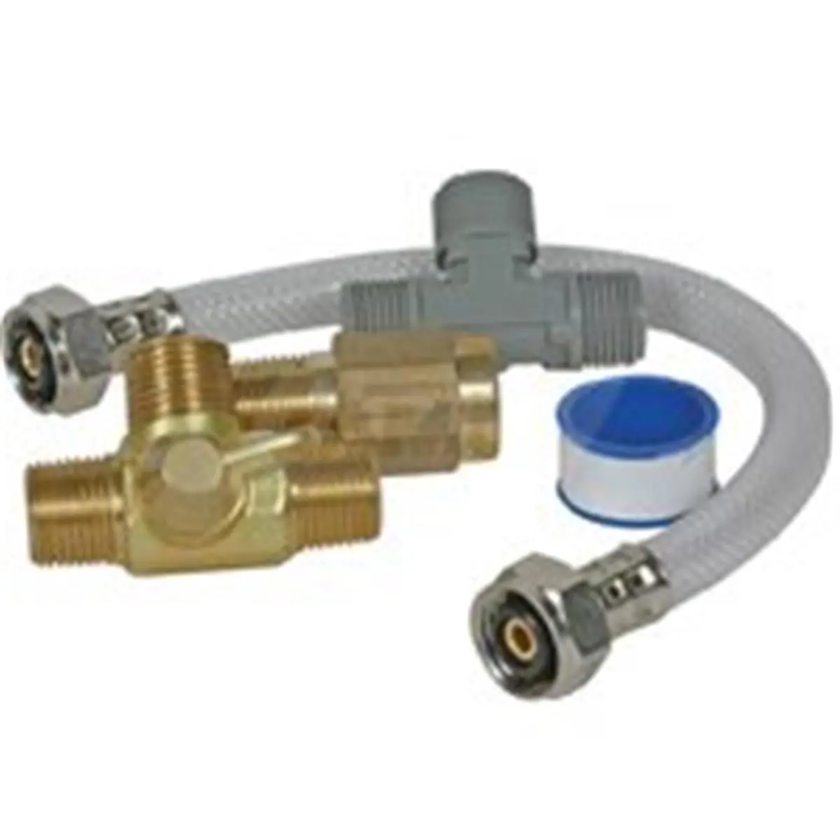 CAMCO 35983 Quick-Turn Winterizing Water Heater Bypass Kit - Brass Backflow Preventer, Compact Design, Durable Brass Components, 100% Shut-Off Valve, Permanent Installation Compatible, Save on Antifreeze, Winterize with Ease, 1.02 lbs, 7.69x6.69x10.06 in