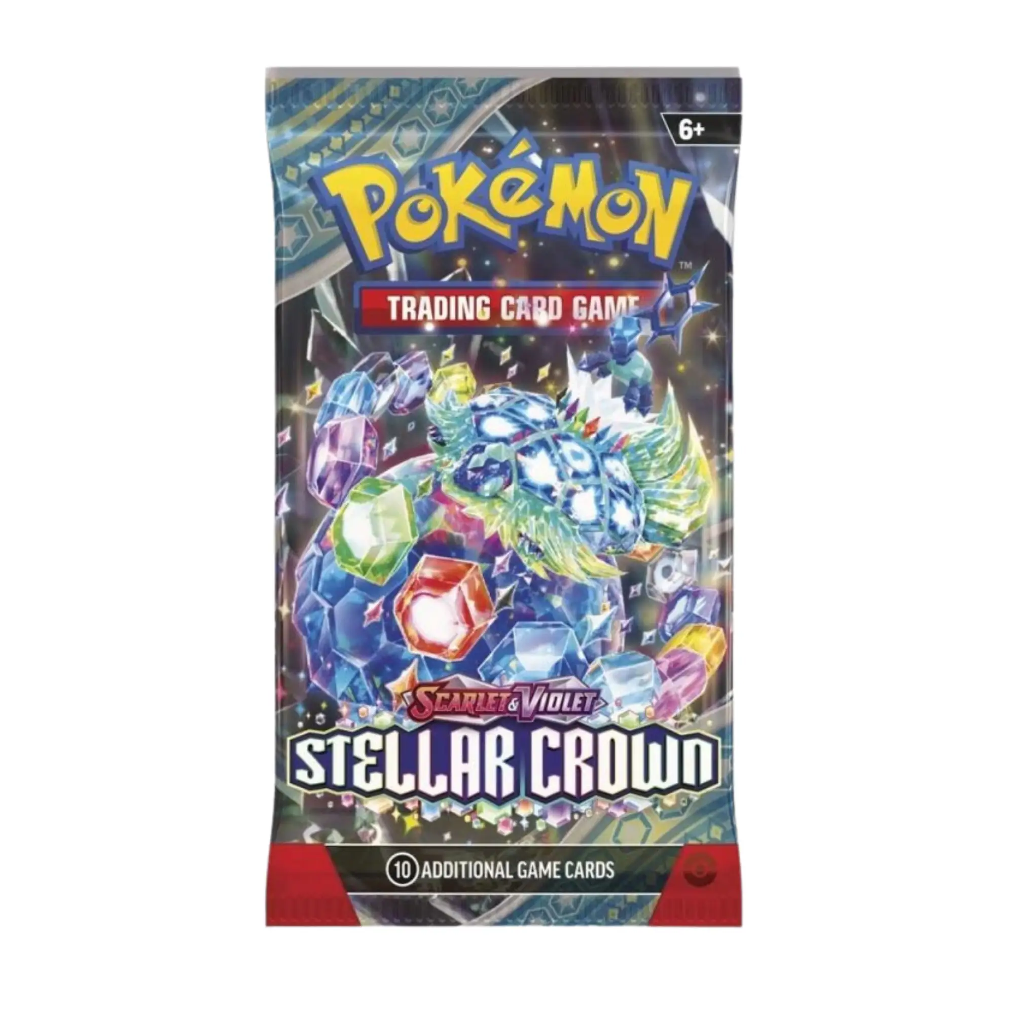 Pokémon TCG Stellar Crown Booster Pack(s) - Multiple Pack Options, Pokémon Trading Card Game