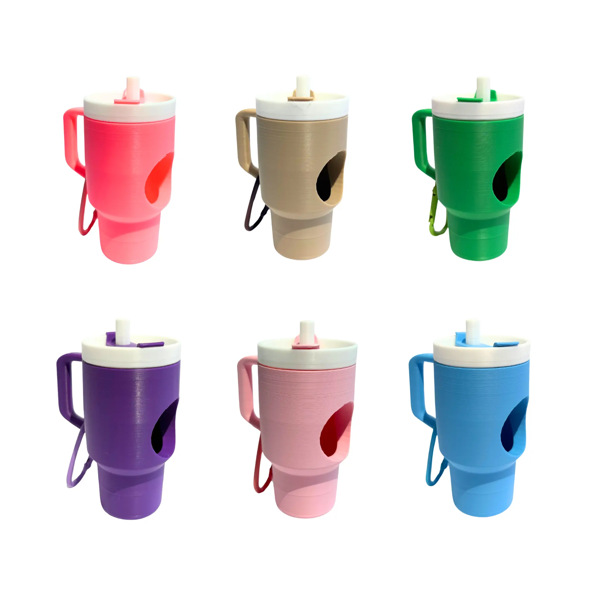 Tumbler Sustainable Dog Waste Bag Dispenser - Made from PLA, Includes Extra Clip for Leash Attachment, Fits Standard Waste Bag Roll
