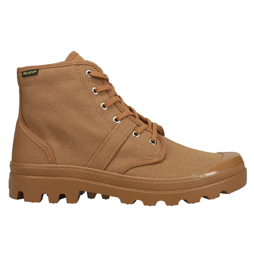 Palladium Mens Pallabrousse Round Toe Lace Up Casual Boots Ankle - Brown
