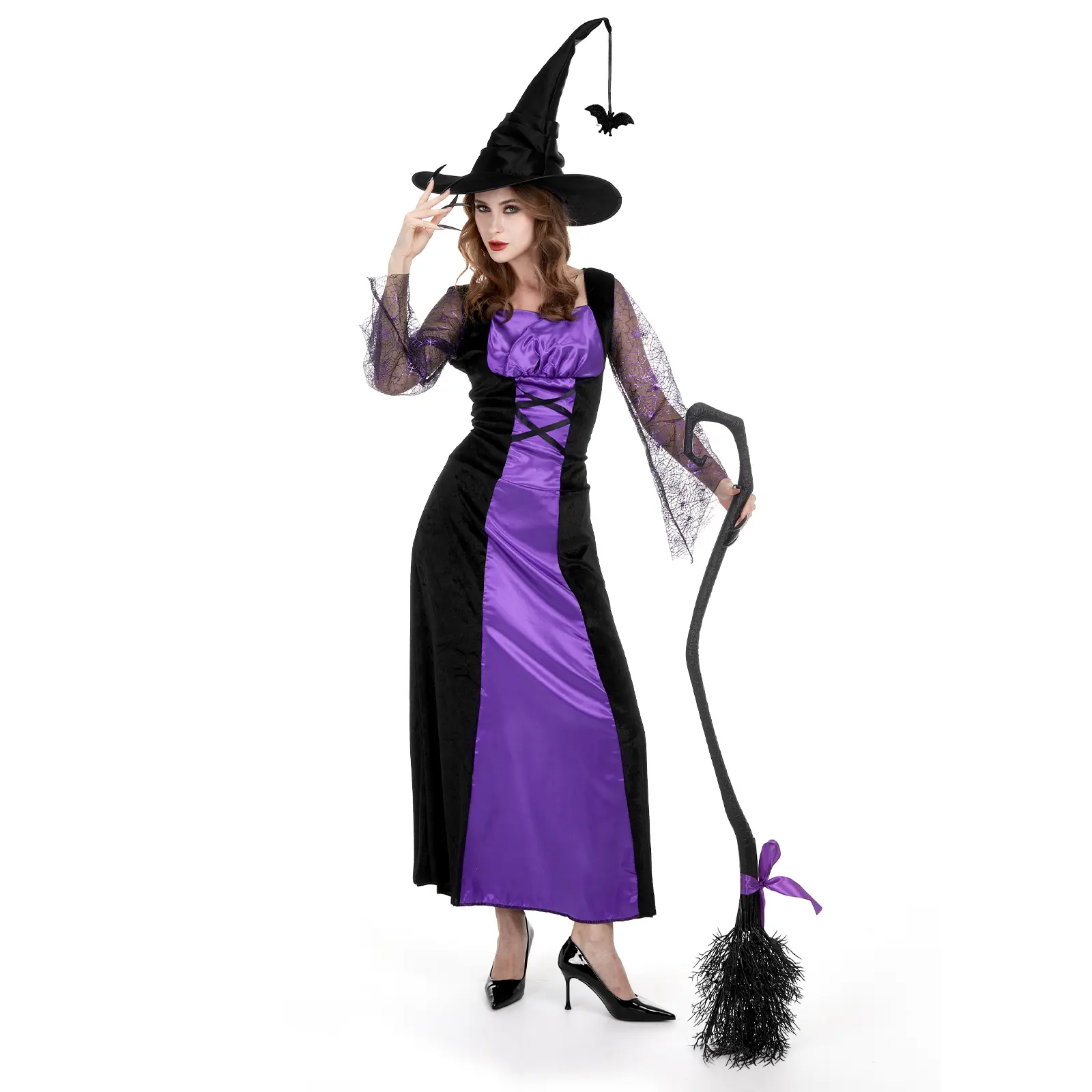 Phestival Halloween Costumes Adult Women - Witch Costumes for Women - Witch Dress, Adult Witch Costume