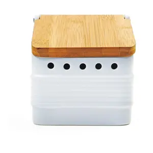 RSVP Stoneware Garlic Keeper