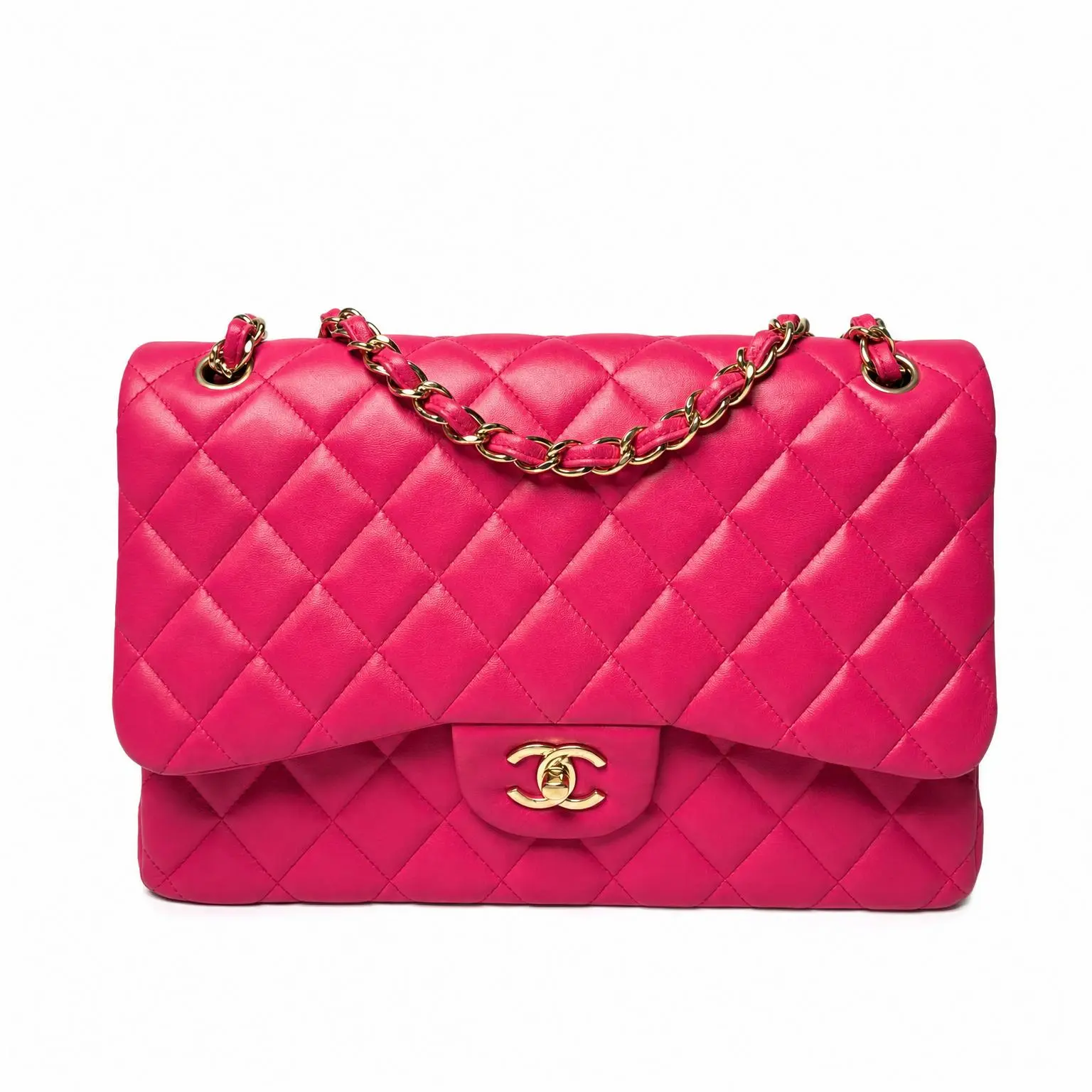 Pre-owned CHANEL X Shoulder Bags Classic Jumbo Double Flap Bag pink