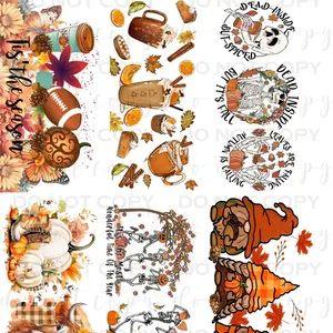 Fall 16 x 24 UV Direct to Film  Pre Designed Sheet