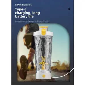 Direct sales electric shaking cup food grade Tritan material fitness sports water cup protein powder mixing cup