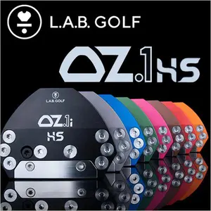 L.A.B.Golf OZ.1i HS Putter - Heel-Shafted Design with Lie Angle Balance Technology - Mallet Look & Zero-Torque Performance - Stainless Steel Face Insert for Solid Feel