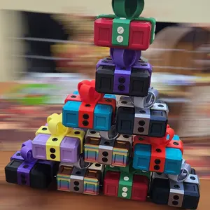 Annoying Gift Box - 12 Bolt Version - Key Hidden Under Bow - Many Colors! - Perfect for Christmas, Birthday, Graduation or Anniversary