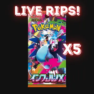 Live - Japanese Mega: Inferno X Booster Pack x5