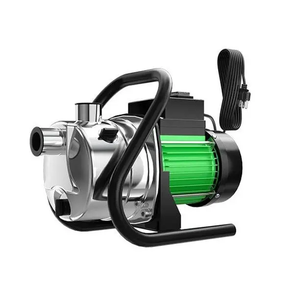 Shallow Well Pump 1 HP 1500 GPH, High-Pressure Portable Water Transfer Pump, with Reliable Booster Function for Daily Water Transfer, for Shallow Wells Gardens Farms Water Tanks and Daily Water Transfer