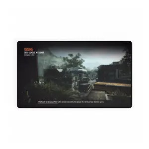 Call of Duty themed gaming desk Mat map "DRONE" with Scenic Design - Perfect for Gamers & Home Offices