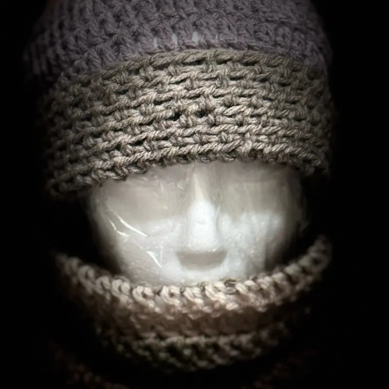 Crochet Beanie and Scarf Set