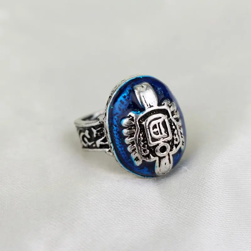 The Vampire Diaries Ring Letters Anillos Salvatore Damon Reborn Daylight Ring Aneis Stefan Family Crest Vintage Jewelry Gift New