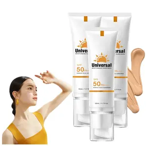 Soug Universal Sun Sunscreen SPF50+ Moisturizing Tinted Face Sunscreen 50ml / 1.7oz for All Skin Types with Strong UV Protection