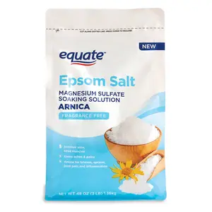 Equate Epsom Salt Bath Soak with Arnica 3 lb Calming Relaxation Muscle Relief Soothing Magnesium Sulfate Solution for Full Body & Foot Soaks