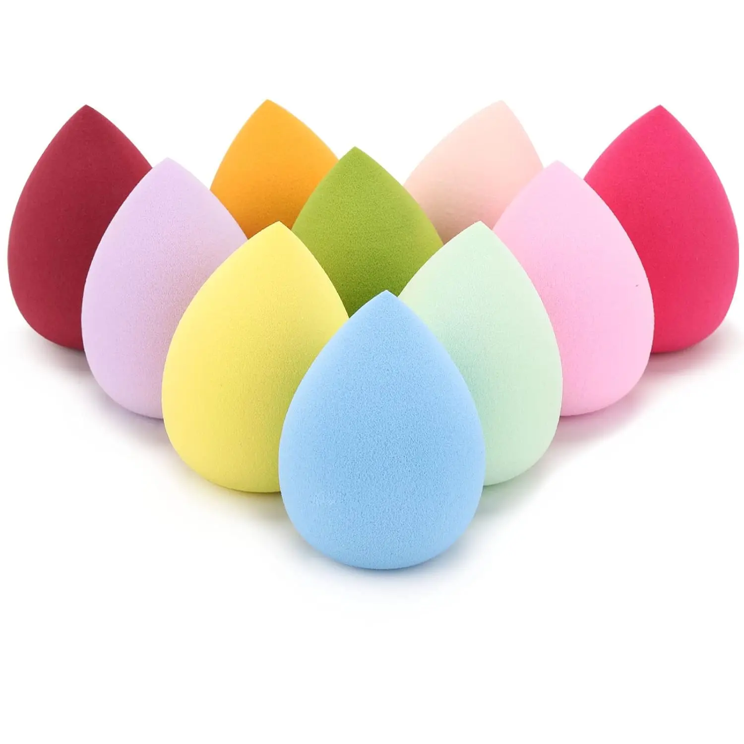 [Random Gift] Makeup Sponge Blenders Beauty Sponges Egg 1pcs/Lot Shaped Blending Sponge Foundation Applicator Cosmetic Sponges in Assorted Colors