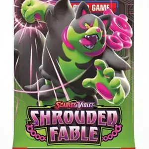Shrouded Fable Pokemon Pack - 10 Cards, OPENED LIVE for Collectors and Fans