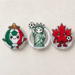 Creative Sports Soccer Phone Grip Acrylic Griptok | National Liberty Statue Maple Leaf Phone Stand Holder Accessories Gift