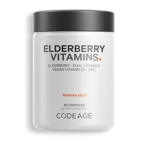Organic Black Elderberry Vitamins Capsules