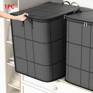 Large-Capacity Clothes Storage Bag, 1 Count Foldable Clothes Storage Organizer, Multipurpose Storage Bag for Bedroom, Dormitory & Home