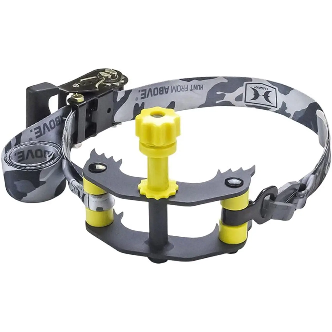 Cruzr Hunting Tree Stand Ratchet Strap Bracket - Convenient, Easy-to-Setup, Safe, Durable Accessory for Outdoor Hunting (Home & Party Supplies Compatible)